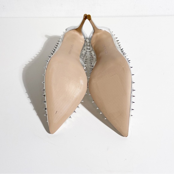 New Steve Madden Luiza Studded Clear Heel size 6 - Picture 5 of 6